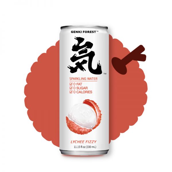 Yqsl Lychee Soda Water Can 330Ml*6