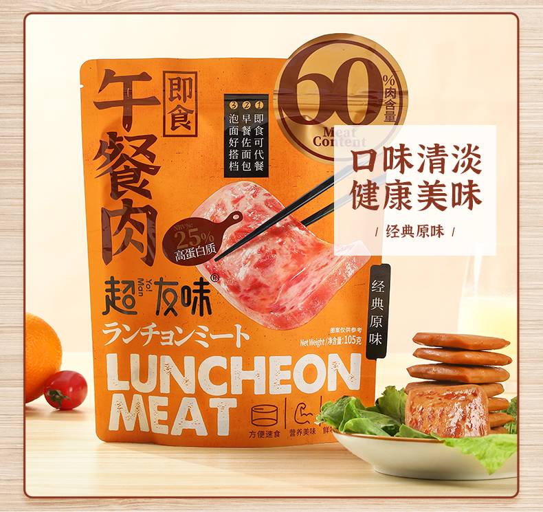 Cyw Luncheon Meat Orig 105G