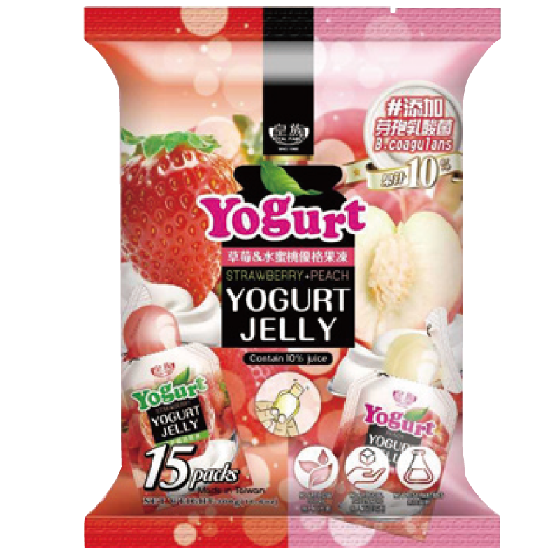 Rf Yogurt Jelly Peach Straw 300G