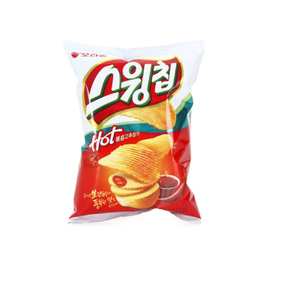 好丽友Orion Swing Chips Hot Flavour 124G