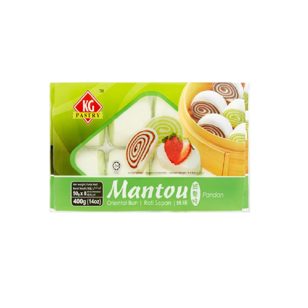 KG Chinese Bun Pandan Flavour 400G