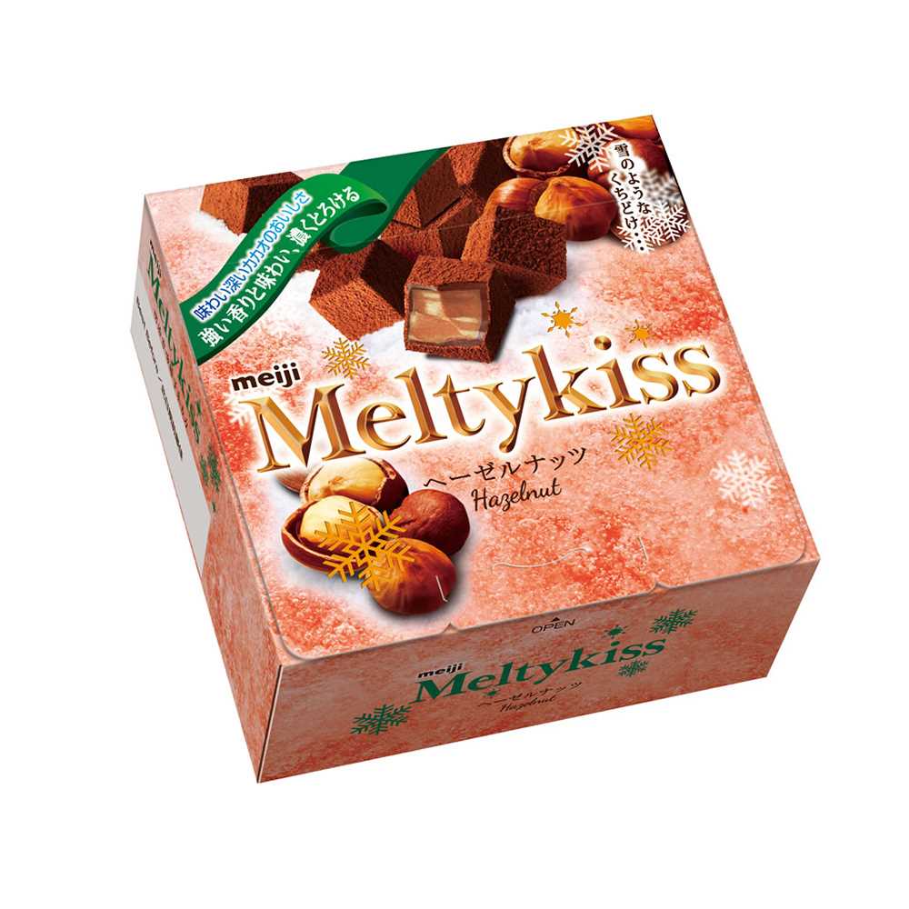 Meiji Meltykis Hazelnut Chocolate 56G