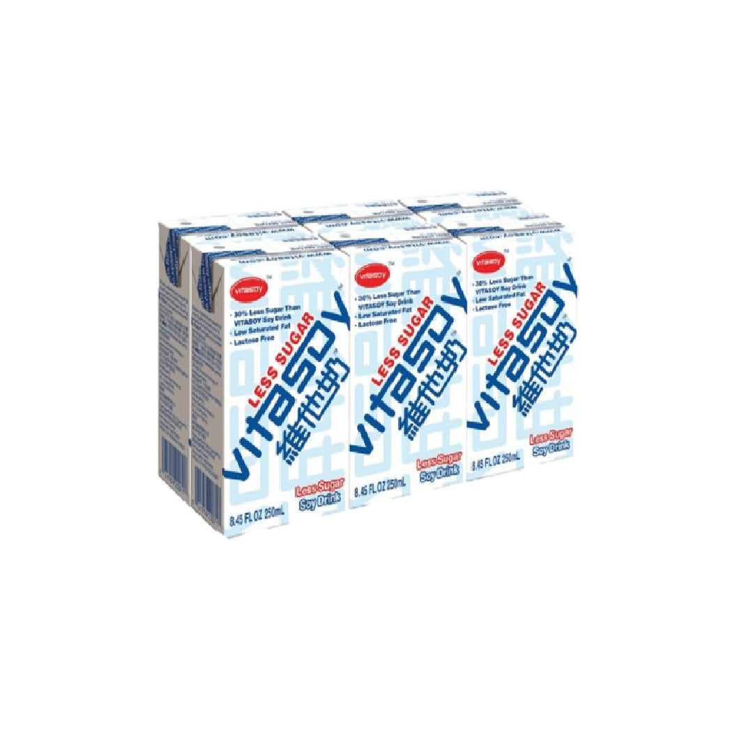 维他Vita Soy Drink Less Sugar 250Mlx6Pk